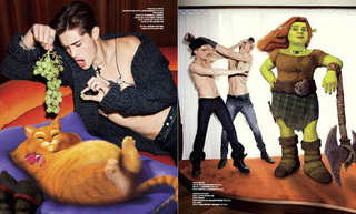 Illustration for article titled Shrek Filmmakers Not Thrilled With Sexy Shrek Fashion Spreads